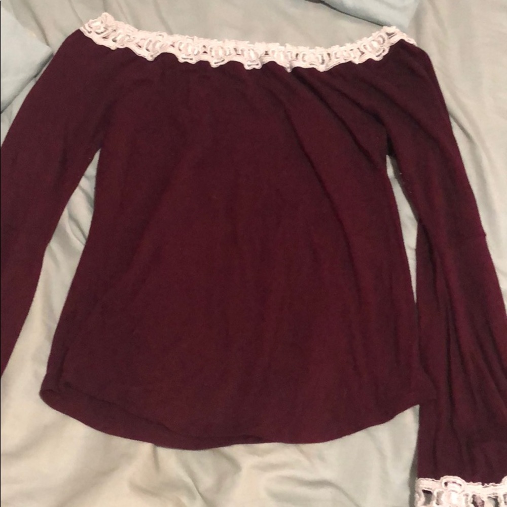 off the shoulder blouse
